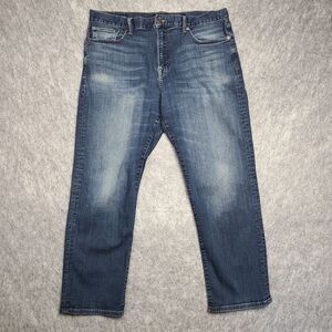 Lucky Brand 329 Classic‎ Straight Blue Jeans Mens Size 38x30(29) Medium Wash